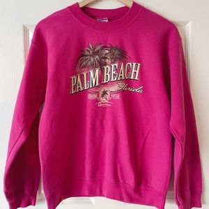 ✿ Palm Beach Tourist Crewneck Size S